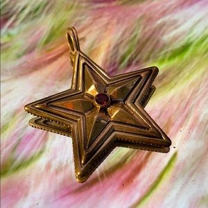 Vintage 925 Santa Fe Star pendant